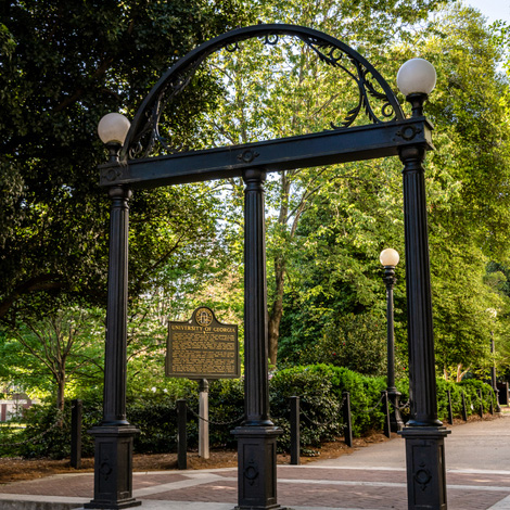 gate in front of UGA