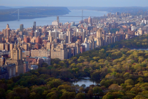 New York City Skyline and Central Park