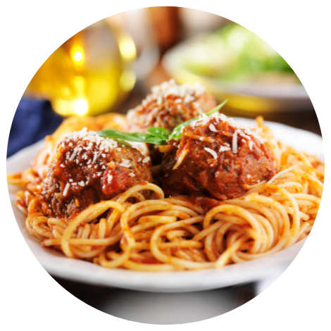 Pasta and Meatballs Pasta and Meatballs
