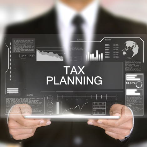 Tax Planning - Digital holographic photo