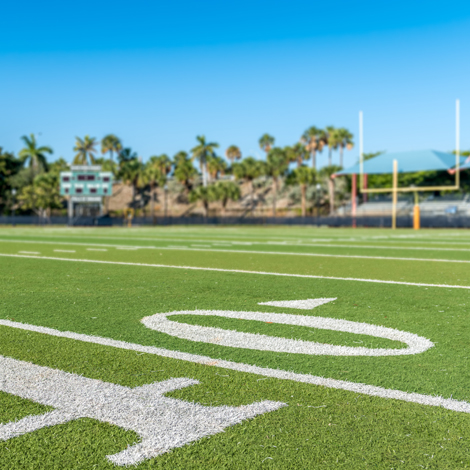 American football field