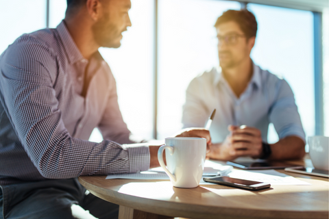 two investors conducting a meeting