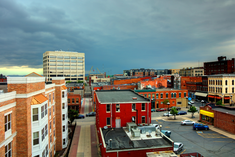 Wisconsin City Skyline