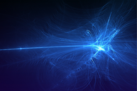 Blue light conceptual image