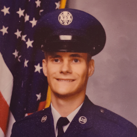 David Semendinger in the Air Force