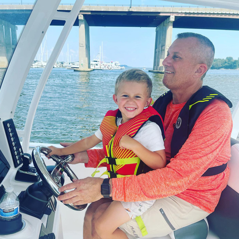 MGossart-NotWork Mark Gossart with grandson