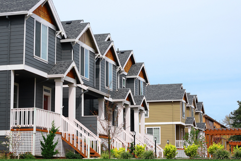 Street view of various homes