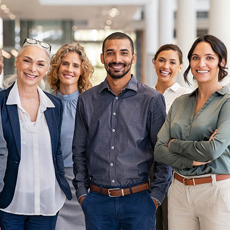 diverse group of business people