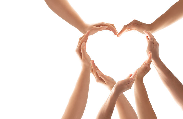 Hands making a heart