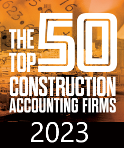 2023 Recognized Leader - Top 50 Construction Accounting Firms