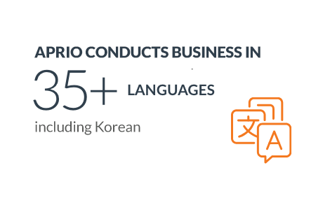 Aprio - 35+ languages