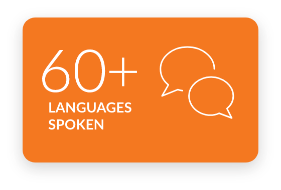 60+ languages spoken