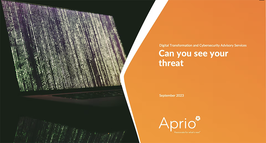 DCTA Webinar - Can You See Your Threat
