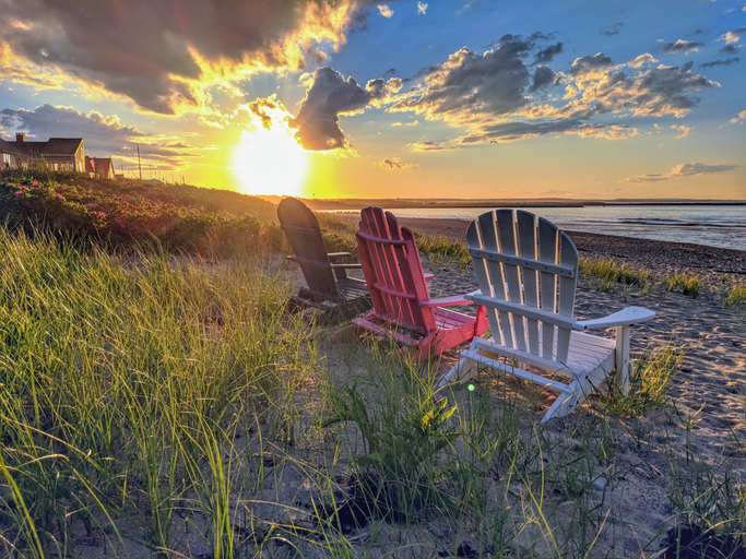 Cape Cod Beach at Sunset