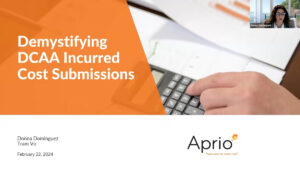 Incurred cost submissions