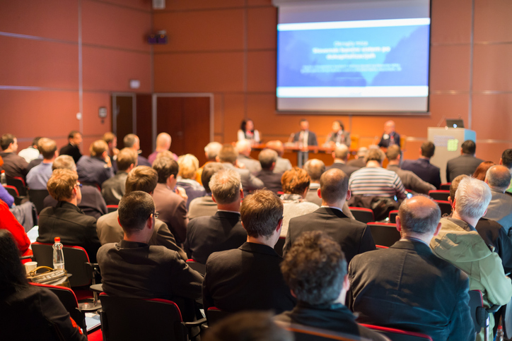 Audience at the conference hall