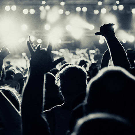Steve Cleland - Heavy Metal Crowd at a concert