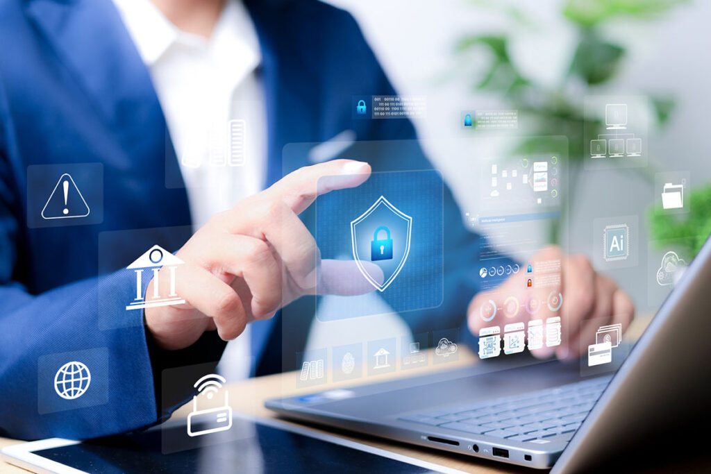 Cyber security concept, Login, User, identification information security and encryption, secure Internet access, cybersecurity, secure access to user's personal information