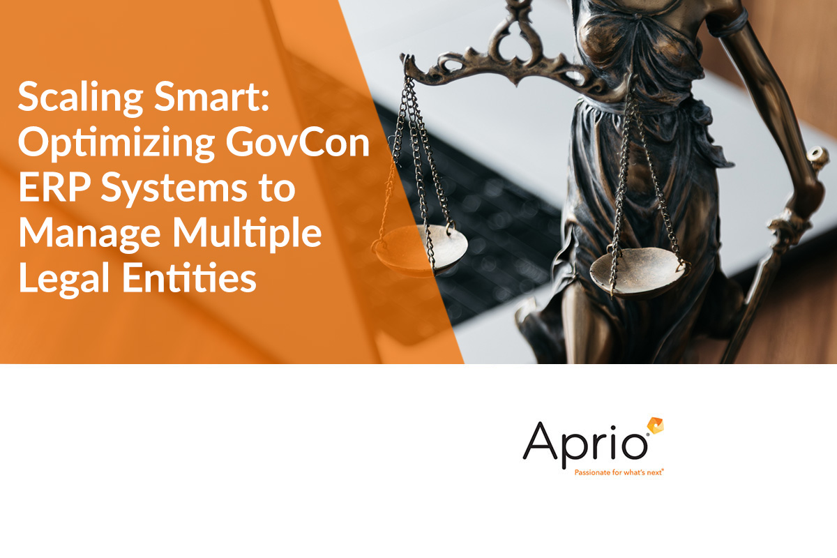 Scaling Smart - Optimizing GovCon ERP Systems to Manage Multiple Legal Entities