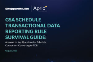 GSA Schedule TDR Rule Survival Guide