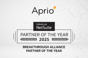 Aprio Named NetSuite Breakthrough Alliance Partner of the Year