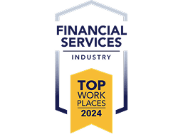 Award logo that reads 