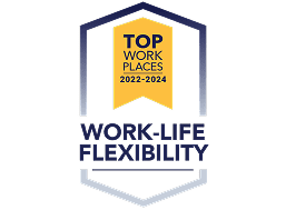 Award logo that reads 