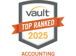 Award logo that reads 