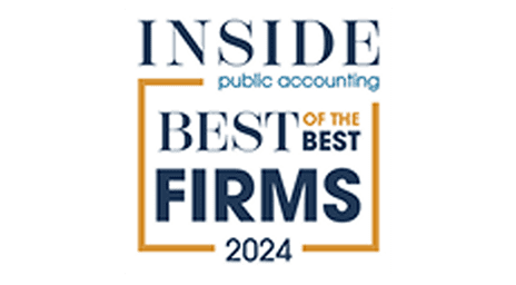 Award logo that reads 