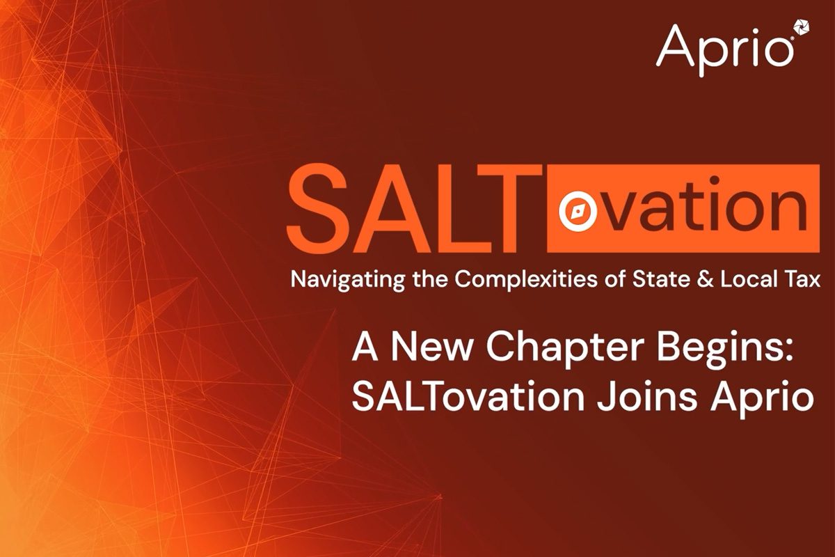 SALTovation - Navigating the Complexities of State & Local Tax