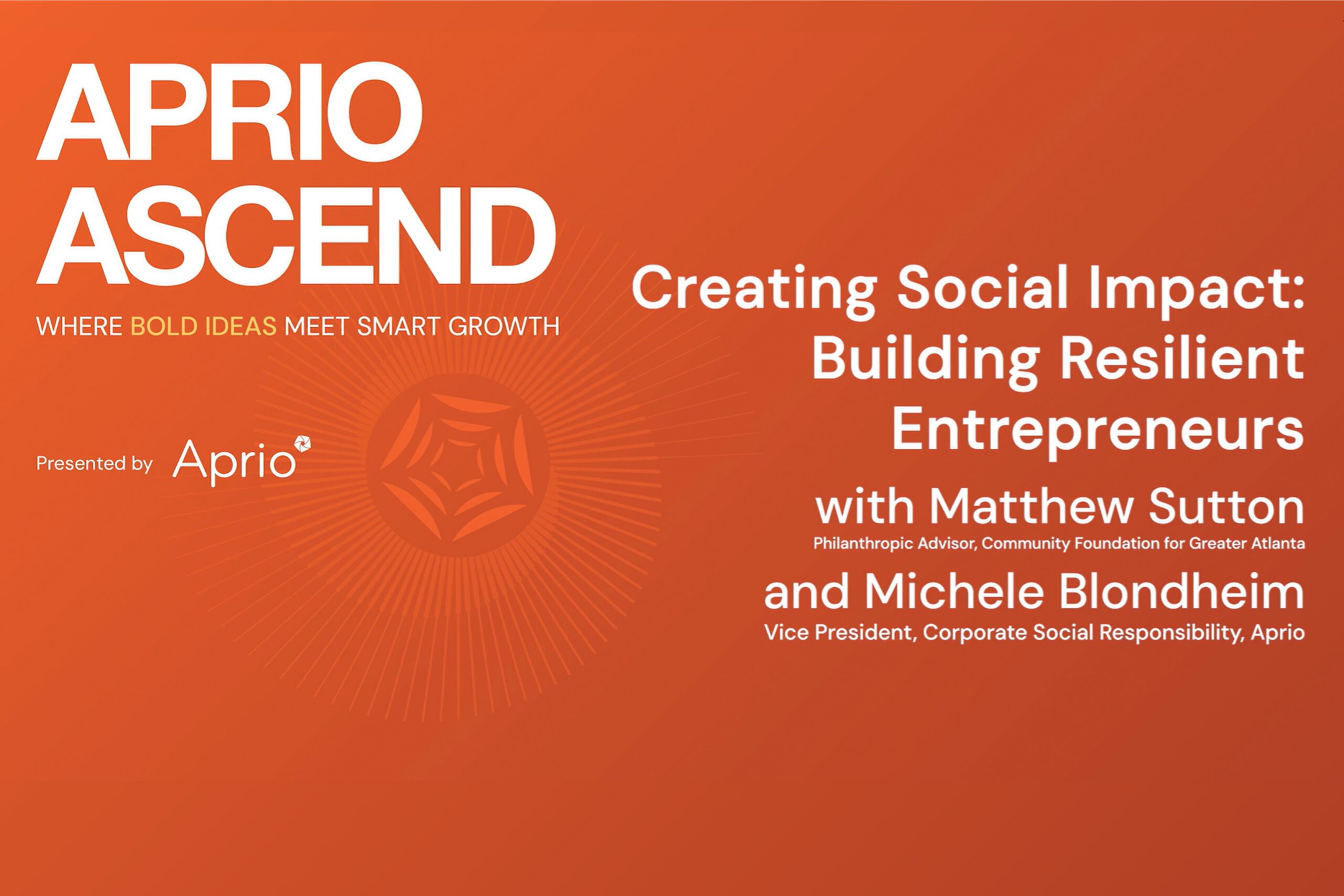 Aprio Ascend - EP4 - Creating Social Impact