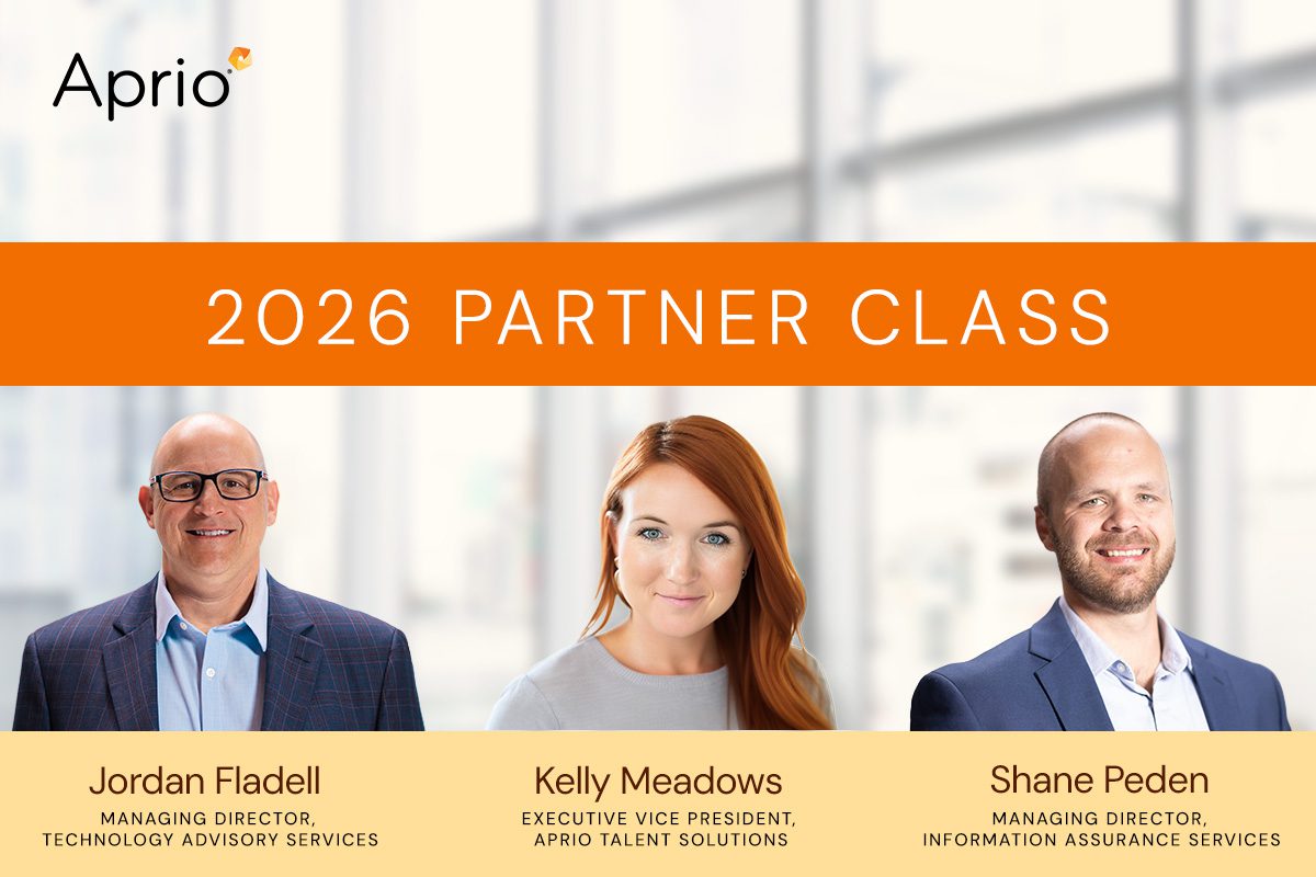 Aprio Announces 2026 Partner Class