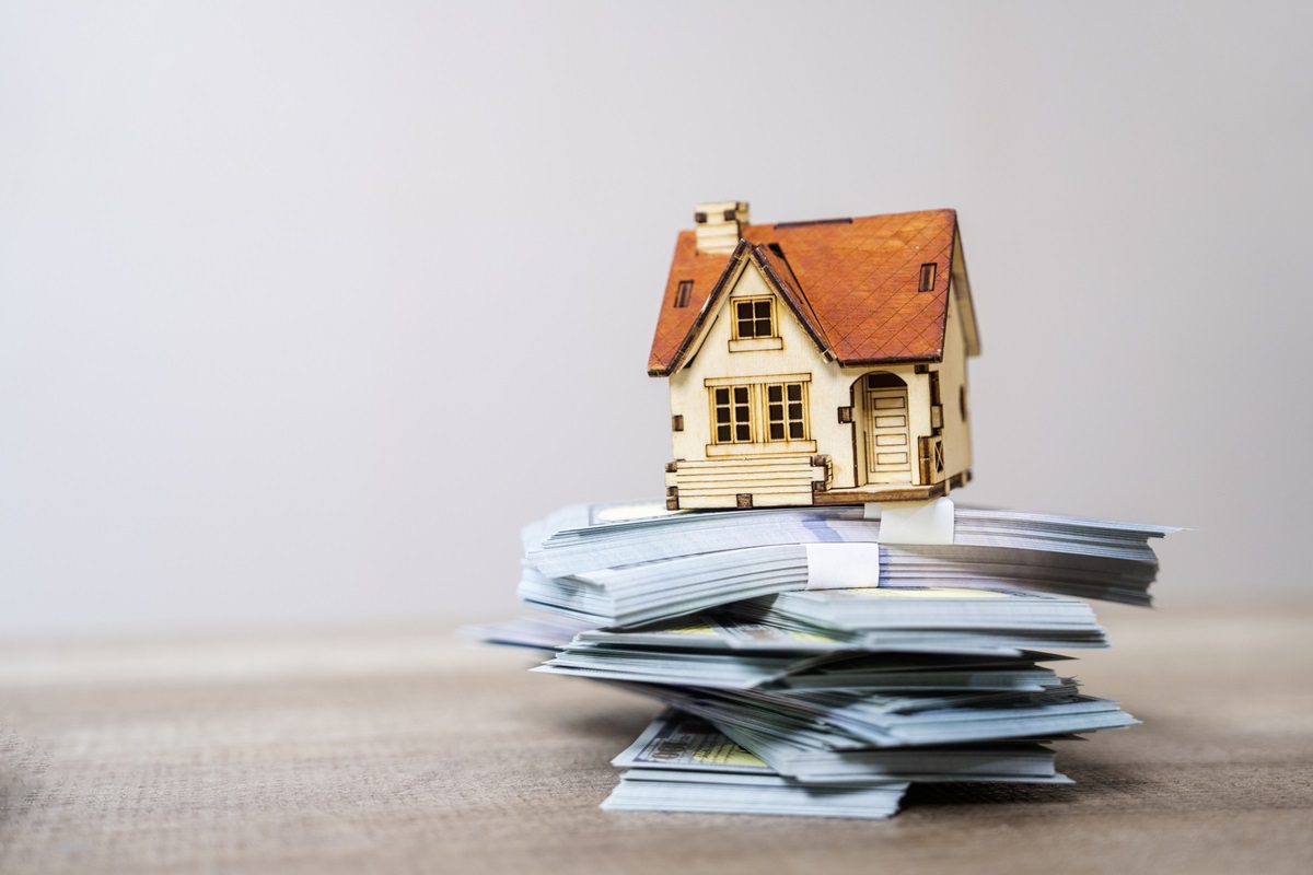 Rental income concept. The concept of profit from the rental of real estate