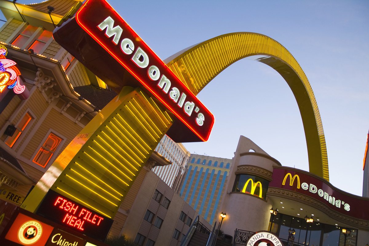 McDonalds Neon Signs on Las Vegas Boulevard