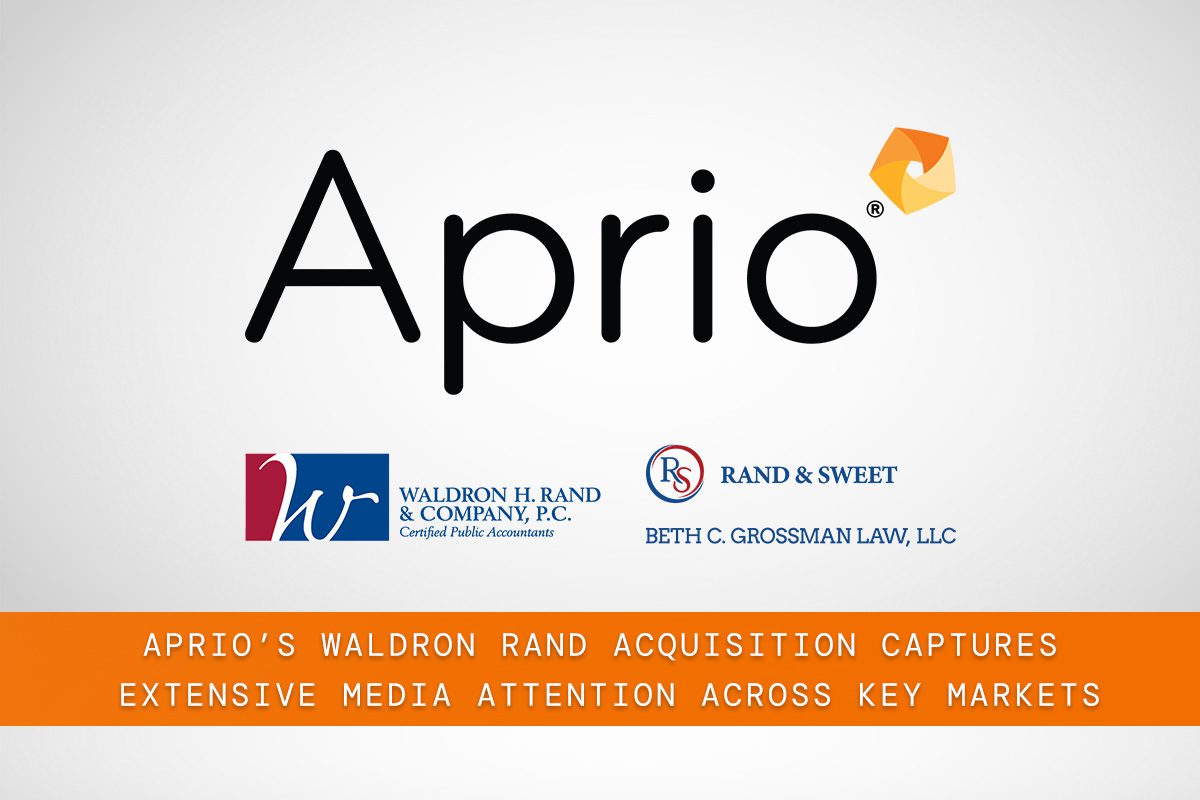 Aprio’s Waldron Rand Acquisition Captures Extensive Media Attention Across Key Markets