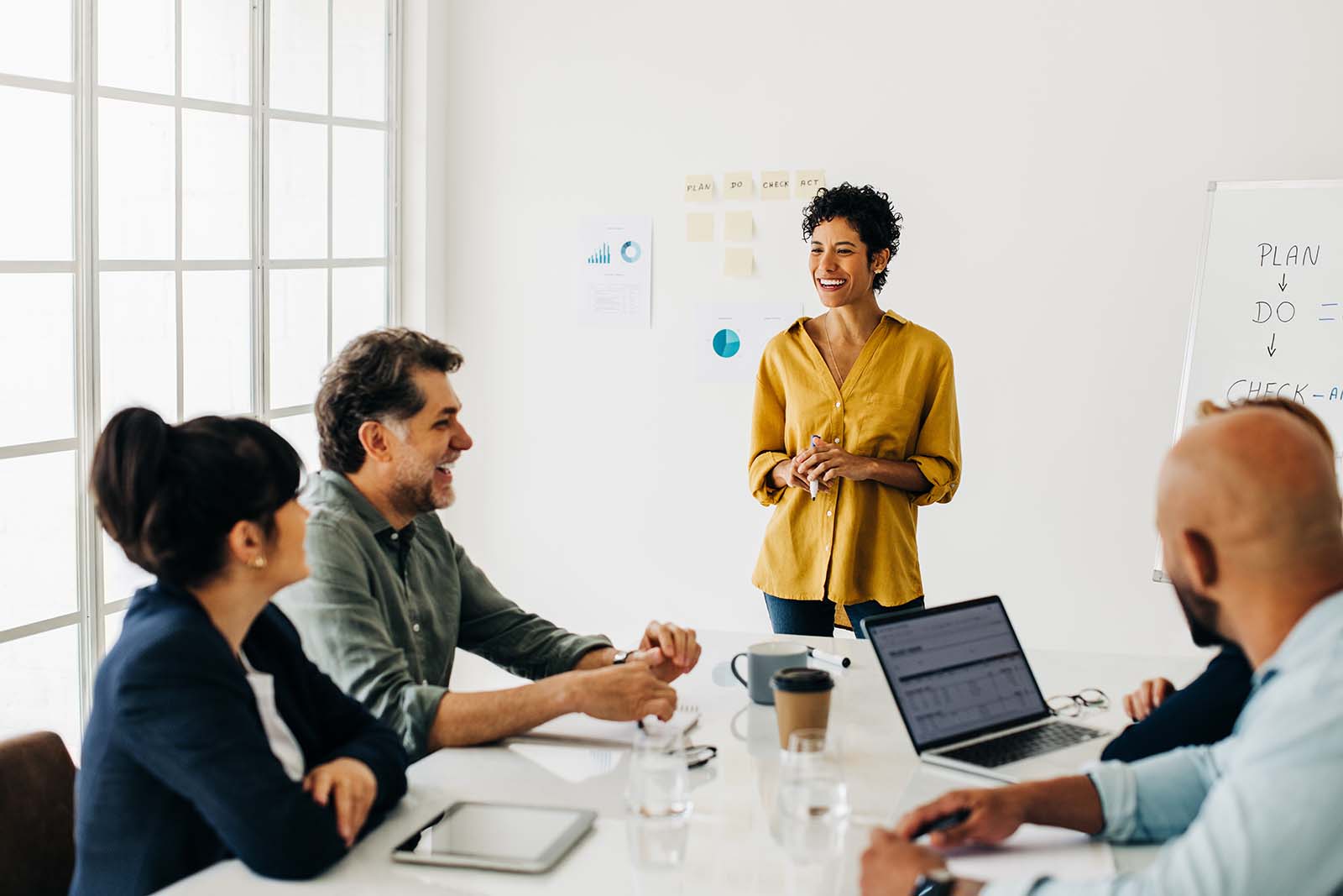Business team discussion