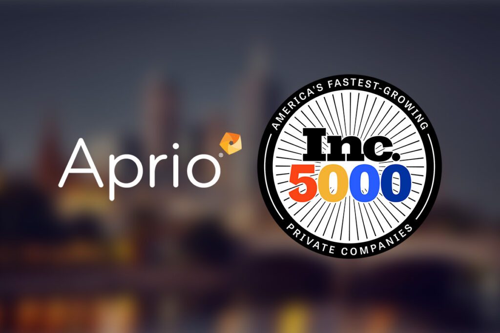 Aprio Named to Inc. 5000 List of Fastest Growing Companies for Fourth Consecutive Year 