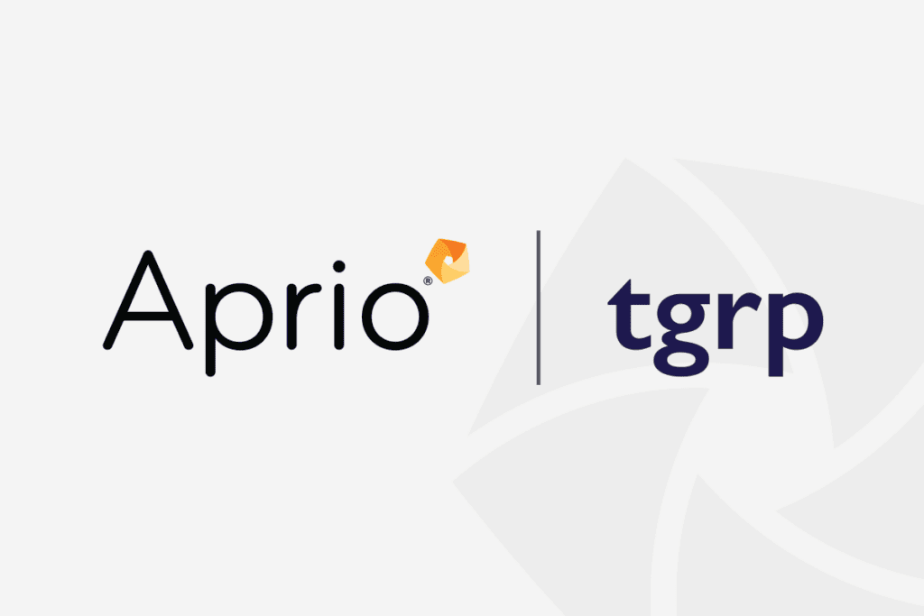 Aprio - TGRP Solutions transitional logo