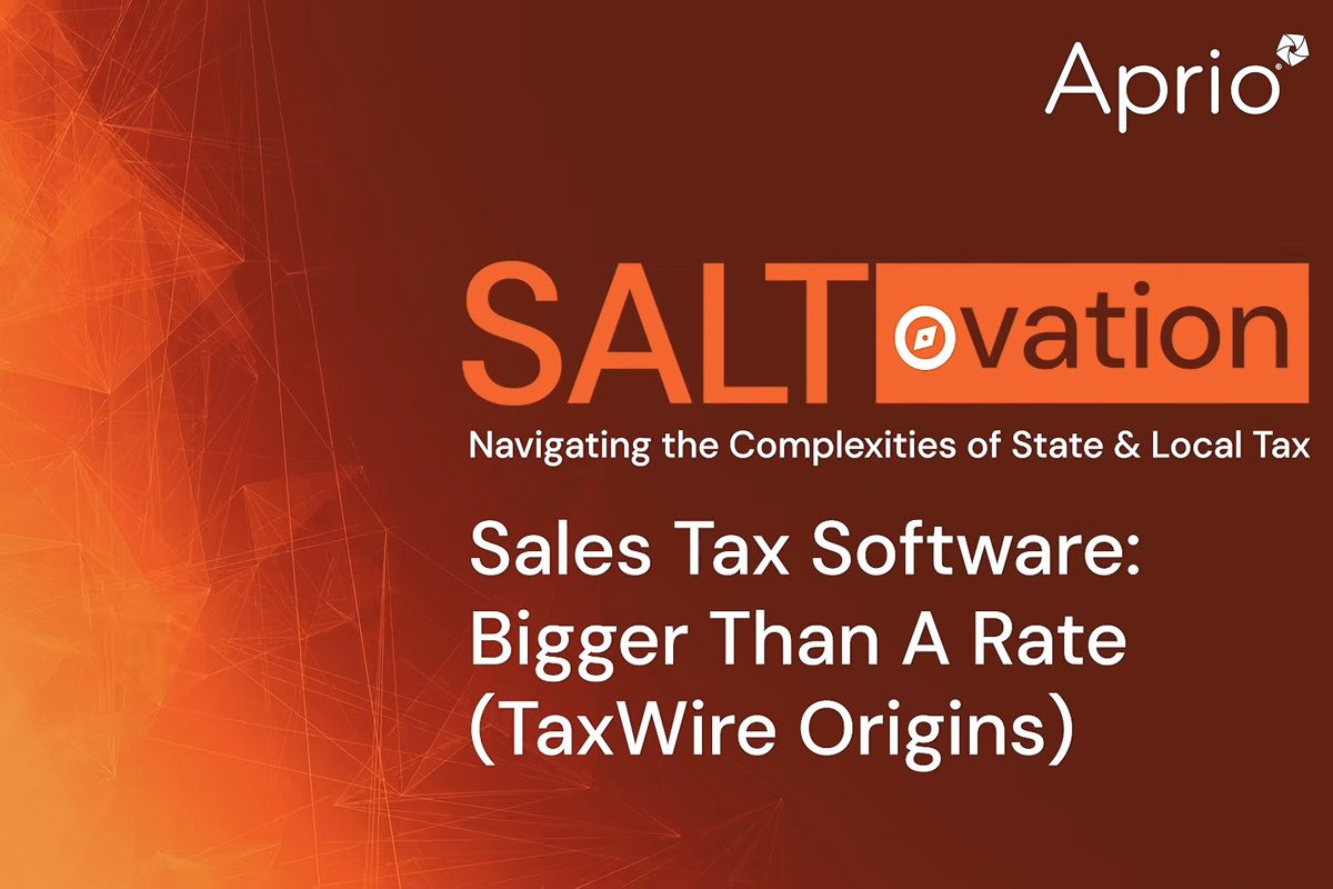 SALTovation - Sales Tax Software Bigger Than A Rate