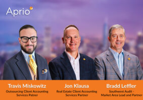 Aprio Adds Veteran Partners