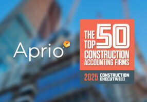 Aprio Construction Executive 2025 Top 50