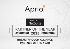 Aprio Named NetSuite Breakthrough Alliance Partner of the Year