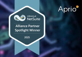 Aprio NetSuite Alliance Partner Spotlight Winner