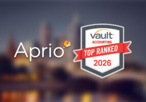 Aprio Vault Accounting Top Ranked 2026