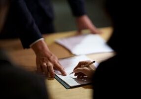 Sign contract signature