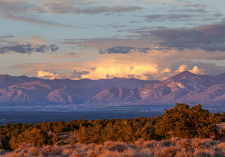 picture of landscape in New Mexico