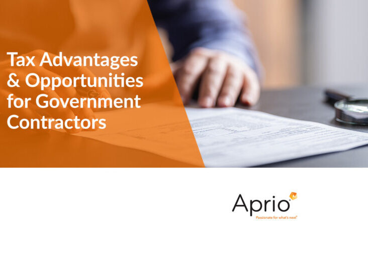 Tax Advantages & Opportunities for Government Contractors webinar cover