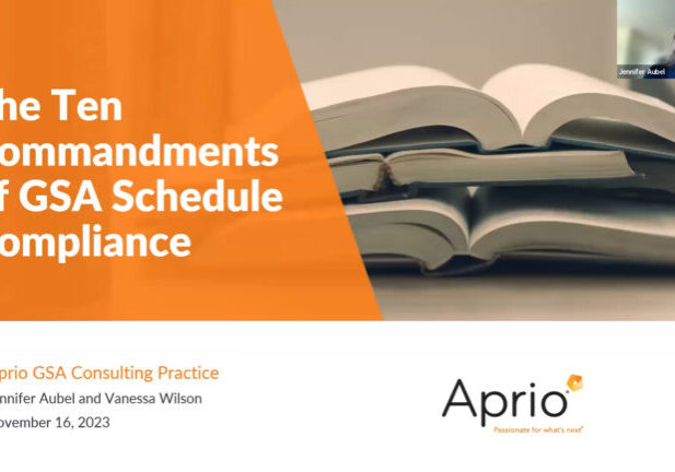 The Ten Commandments of GSA Schedule Compliance cover photo