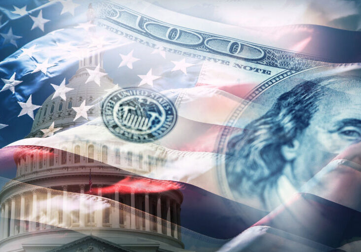 US Capitol, flag, bill