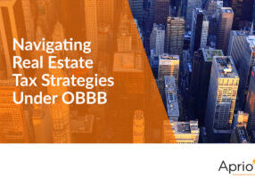 Webinar: Navigating Real Estate Tax Strategies Under OBBB